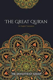 Front cover of The Great Qur'an by The Monotheist Group