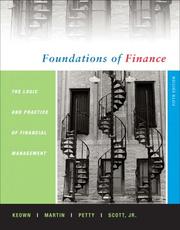 Cover of Foundations of Finance by Arthur J. Keown