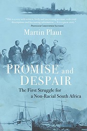 Cover of Promise and Despair by Martin Plaut