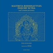 Front cover of Maitreya Bodhisattva's Inquiry Sutra : The Coming Buddha by Tze-si Huang