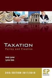 Cover of Taxation by Lymer Andy