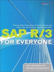 Front cover of SAP R/3 for everyone by Jim Mazzullo