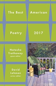Front cover of Best American Poetry 2017 by David Lehman