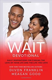 Cover of The Wait Devotional by DeVon Franklin