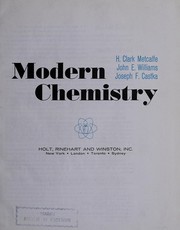 Front cover of Modern Chemistry by Charles Elwood Dull