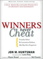 Cover of Winners never cheat by Jon M. Huntsman