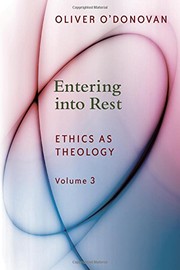 Cover of Entering into Rest by Oliver O'Donovan