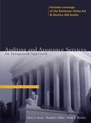 Front cover of Auditing and Assurance Services by Alvin A. Arens