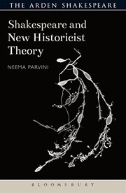 Cover of Shakespeare and New Historicist Theory by Neema Parvini