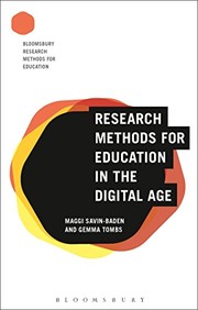 Front cover of Research Methods for Education in the Digital Age by Maggi Savin-Baden