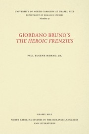 Front cover of Giordano Bruno's The Heroic Frenzies by Unknown