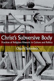 Front cover of Christ's Subversive Body by Olga V. Solovieva