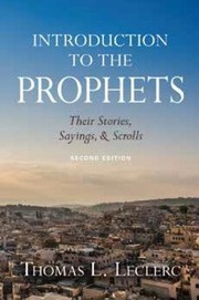 Cover of Introduction to the Prophets by Thomas L. Leclerc