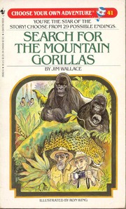 Front cover of Choose Your Own Adventure - Search for the Mountain Gorillas by Jim Wallace