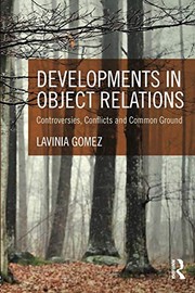 Cover of Developments in Object Relations by Lavinia Gomez
