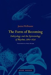 Front cover of The Form of Becoming by Janina Wellmann