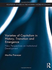 Front cover of Varieties of Capitalism in History, Transition and Emergence by Martha Prevezer