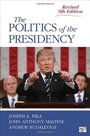 Cover of The Politics of the Presidency by Joseph A. Pika