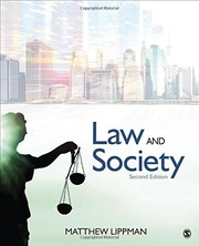 Front cover of Law and Society by Matthew Lippman