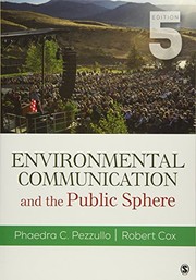 Cover of Environmental communication and the public sphere by Robert Cox