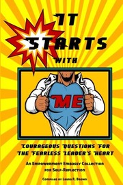 Front cover of It Starts with Me by Laura R Brown