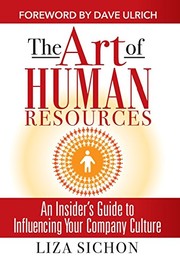 Front cover of The Art of Human Resources by Liza Sichon