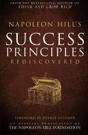 Front cover of Napoleon Hill's Success Principles Rediscovered by Napoleon Hill