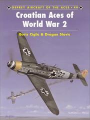 Front cover of Croatian aces of World War 2 by Boris Ciglic