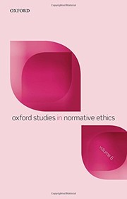 Front cover of Oxford Studies in Normative Ethics, Volume 6 by Mark Timmons