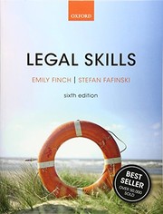 Cover of Legal skills by Emily Finch