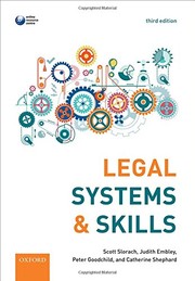 Front cover of Legal Systems & Skills by Judith Embley