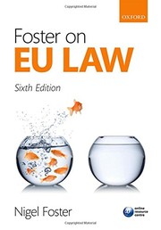 Cover of Foster on EU Law by Nigel Foster