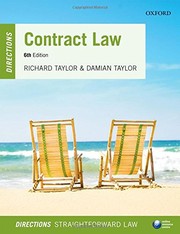 Cover of Contract Law Directions by Richard D. Taylor