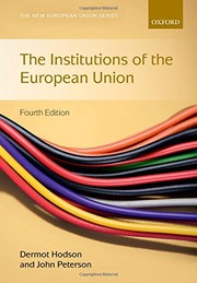 Front cover of Institutions of the European Union by John Peterson