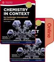 Front cover of Chemistry in Context for Cambridge International AS & A Level Print & Online Student Book Pack by Graham Hill