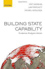 Cover of Building State Capability by Matt Andrews