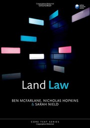 Cover of Land law by Ben McFarlane