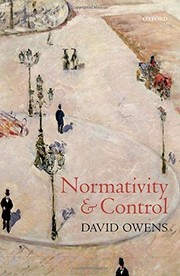 Cover of Normativity and Control by David Owens