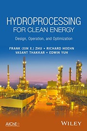Cover of Hydroprocessing for Clean Energy by Frank (Xin X.) Zhu