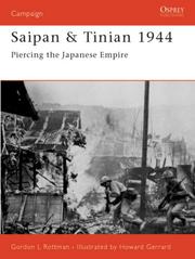 Front cover of Saipan & Tinian 1944 by Gordon L. Rottman