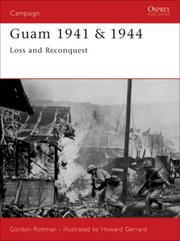 Front cover of Guam 1941 & 1944 by Gordon L. Rottman