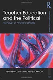Front cover of Teacher Education and the Political by Matthew Clarke