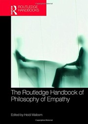 Front cover of The Routledge Handbook of Philosophy of Empathy by Heidi Maibom
