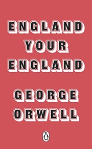 Front cover of England Your England by George Orwell