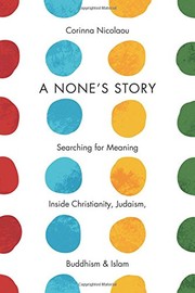 Front cover of A None's story by Corinna Nicolaou