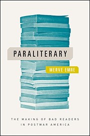Cover of Paraliterary by Merve Emre