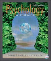 Front cover of Psychology by Charles G. Morris