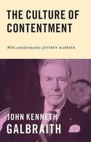 Front cover of The Culture of Contentment by John Kenneth Galbraith