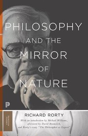 Front cover of Philosophy and the Mirror of Nature by Richard Rorty