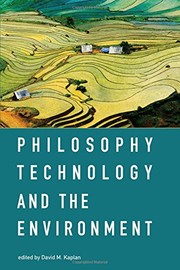 Cover of Philosophy, Technology, and the Environment by David M. Kaplan